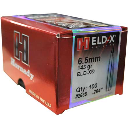 Hornady ELD-X 6.5MM 143G Bullet